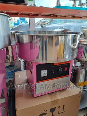 Cotton Candy Machines | Stainless Steel Bowl | 1000W Quick-Heat | Cart & Sugar Scoop Included | Commercial Event Grade