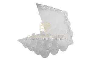 Transparent Egg Trays for 12-Eggs (Short) (200pcs) | Clear PET Plastic | Lightweight | Stackable | 6–20 Egg Capacity | 100–300 Pack