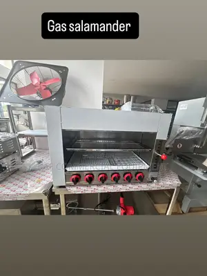 Gas Salamander Toaster | Cast-Iron / Stainless Surface | Precise Temp Control | Gas / Electric | Commercial Griddle Grade