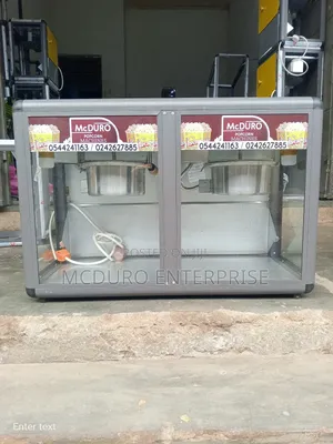 Popcorn Machines (Twin Type) | Gas / Electric | Non-Stick Bowl | Auto Stirring | Glass Display | Single & Double | Commercial Grade