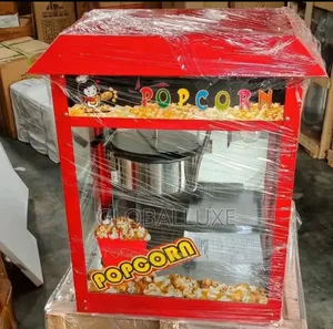 Electric Popcorn Maker Machine | Gas / Electric | Non-Stick Bowl | Auto Stirring | Glass Display | Single & Double | Commercial Grade
