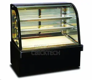 Cake Display Chiller | Glass Display | 6–14 Pans | Compressor Cooling | LED Interior | Restaurant & Cafe Grade