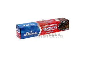 Shine Aluminium Foil 150m X 45cm (6pcs) | Food-Safe | BPA-Free | Kitchen & Catering Grade | Multi-Pack | Preserve Freshness