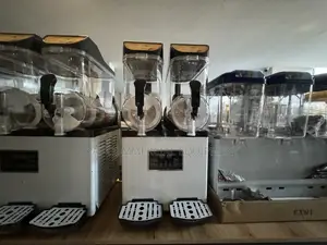 Commercial Slushy Machine 2 In 1 | Frozen Drinks & Slushie | 2.6L+ Vessel | Dishwasher-Safe Parts | 7 Functions | Commercial Grade