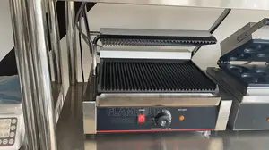 Penini Press | Double-Sided Heating Plates | Non-Stick | Adjustable Temp | Panini & Shawarma Grade