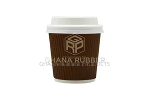 Ripple Paper Cups + Lids 4oz (1000pcs) | Biodegradable | Ripple / Classic | Lids Included | 500–1000 Pack | Cafe & Takeaway Grade