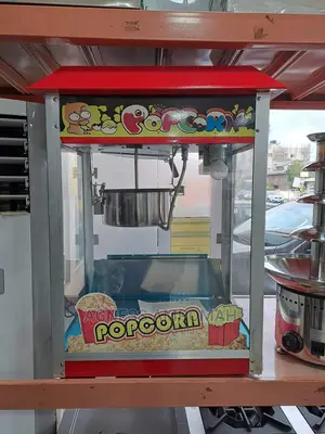 Popcorn Machine | Gas / Electric | Non-Stick Bowl | Auto Stirring | Glass Display | Single & Double | Commercial Grade