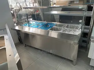 Bain Marie With Cabinet | Electric | 3–5 Pan | Stainless Steel Cabinet | Adjustable Temp | Outdoor & Indoor Catering Grade