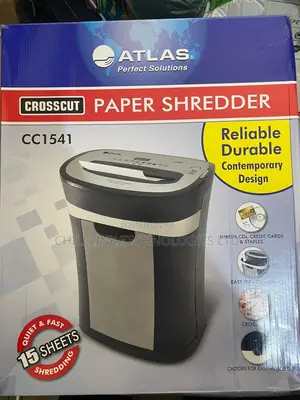 Atlas 15 Sheets Crosscut Paper Shredder