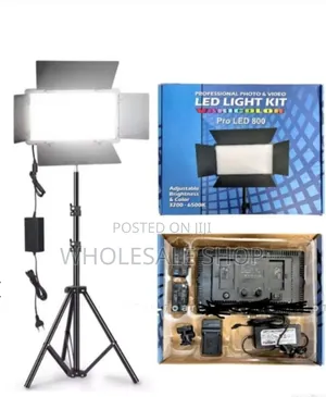 Pro 800 Led Light ( Rgb) | LED Panel | Adjustable Colour Temp | Remote Control | Tripod Stand Included | Photo & Video Grade