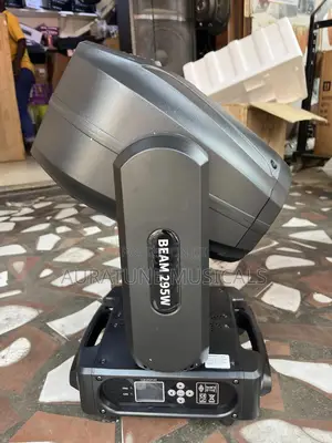 295w Moving Head Beam Light | High-Power Bulb | Motorised Pan & Tilt | DMX512 | Gobo & Colour Wheel | Concert & Club Grade