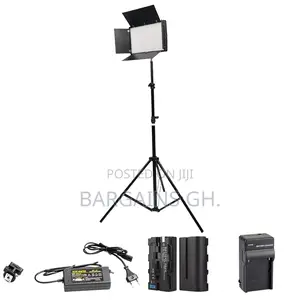 LED Light 800 With Batteries and Tripod Stand (Full Kit) | LED Panel | Adjustable Colour Temp | Remote Control | Tripod Stand Included | Photo & Video Grade