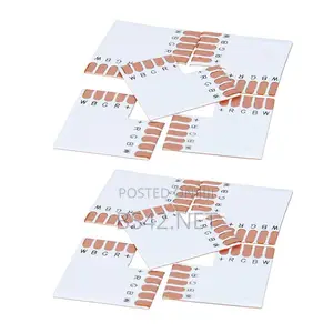 L Shape LED Light Strip PCB (100pcs) | DC 12V | RGBW 5-in-1 | 50,000hr Lifespan | Cuttable | Remote Control | Decoration Grade