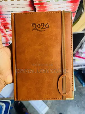 A5 2026 Diary/Diary – Diary, Notebook & Planner – 2026, Leather Cover, A5/A6