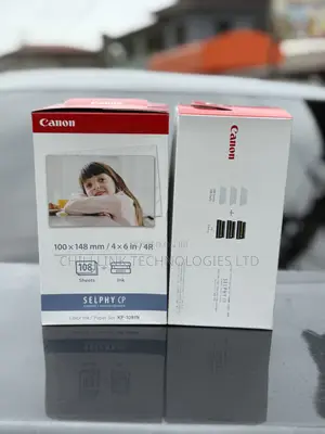 Canon Selphy Cp1000 108sheets of Paper + Ink