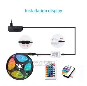 Mini Strip Light | DC 12V | RGBW 5-in-1 | 50,000hr Lifespan | Cuttable | Remote Control | Decoration Grade