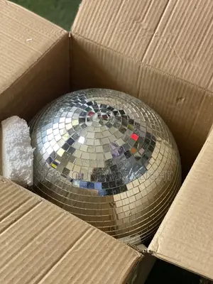 Mirror Ball 30 X 30 | Mirrored Tiles | Rotating Motor Included | RGBW Spotlight Compatible | 30–60cm | Events Grade