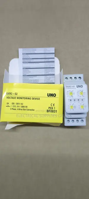 Voltage Monitoring Relay | Industrial Grade | DIN Rail Mount | Adjustable | Panel / Automation Control Grade