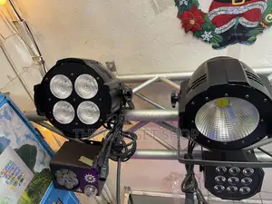 Stage Light | DMX512 Compatible | RGBW LEDs | Sound-Activated | Professional Stage & Event Grade