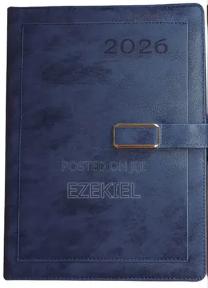 2026 A4 Diary – Diary, Notebook & Planner – 2026, Leather Cover, A5/A6