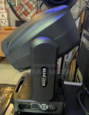 Beam 295 Stage Light/ Moving Head | High-Power Bulb | Motorised Pan & Tilt | DMX512 | Gobo & Colour Wheel | Concert & Club Grade