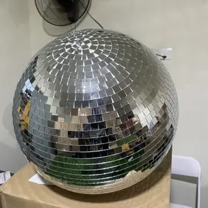 Mirror Ball 40x40x40 | Mirrored Tiles | Rotating Motor Included | RGBW Spotlight Compatible | 30–60cm | Events Grade