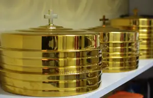 Brass Gold Tone Communion Tray
