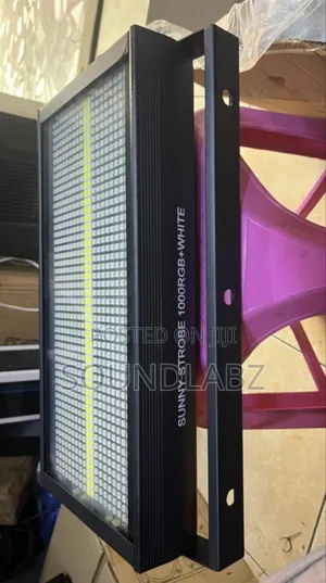 Sunny Strobe 1000rgb+White, Which Is A Type Of Led Strobe Light | 1000W RGB + White | DMX512 | Sound-Activated | 80-Segment | Flash & Wash Effect | Stage Grade