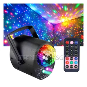 Party Dj Disco Magic Ball RGB Laser Light | Mirrored Tiles | Rotating Motor Included | RGBW Spotlight Compatible | 30–60cm | Events Grade