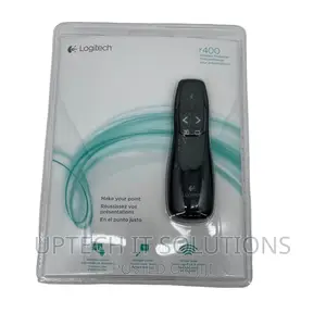 Logitech R400 Wireless Presenter Remote Control | Logitech R400 | 15M Range | Red Class-2 Laser | Plug & Play | Presentation Grade