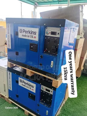 Artistic Design Perkins 15kva Diesel Generator 15kw Keystart | Perkins / Honda / Kama Engine | Silent Canopy | 100% Copper Alternator | Key & Auto Start | 1–5 Year Warranty