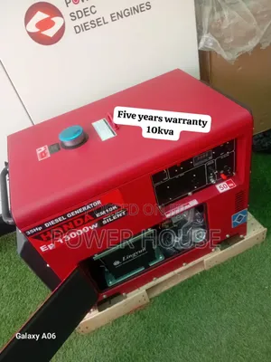 Morden Honda Diesel 10kva Generator | Brand New | 100% Copper Engine | Silent Operation | Key Start | 1-Year Warranty