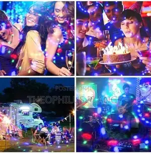 Party Light , Disco RGB Light | Mirrored Tiles | Rotating Motor Included | RGBW Spotlight Compatible | 30–60cm | Events Grade