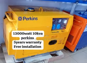 Disaster Relief Effort Perkins 10kva 13000watt Generator | Perkins / Honda / Kama Engine | Silent Canopy | 100% Copper Alternator | Key & Auto Start | 1–5 Year Warranty