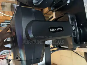 Beam 275 Light | High-Power Bulb | Motorised Pan & Tilt | DMX512 | Gobo & Colour Wheel | Concert & Club Grade