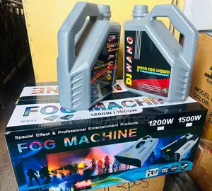 Fog / Smoke Machine [1500w] And Liquid Set | DMX Compatible | Wired & Wireless Remote | RGB LED Lights | 2000–20000 CFM Output | Stage & Event Grade