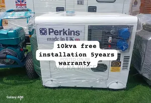 Go Perkins Stay on 10kva Diesel 13000watts