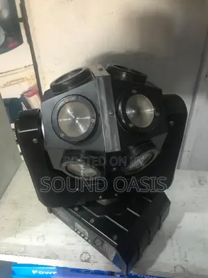 Moving Head DJ Light Party RGBW LED Beam Lights | RGBW 4-in-1 LEDs | Pan & Tilt Motors | DMX512 | Sound-Activated | Gobo & Prism Effects | Stage Grade