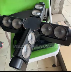 8 Led Stage Light,Automated Flash Mode Sound Activated Light | 1000W RGB + White | DMX512 | Sound-Activated | 80-Segment | Flash & Wash Effect | Stage Grade