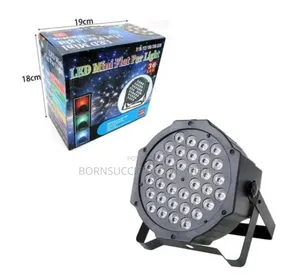 The 18 Led RGB Par Light | RGBW 4-in-1 LEDs | DMX512 | Sound-Activated | Aluminium Housing | Stage & DJ Grade