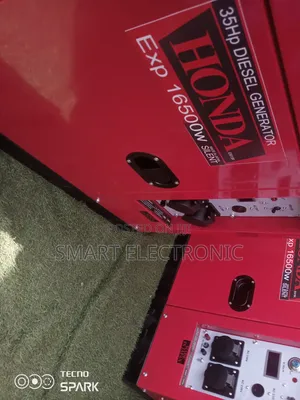 Remote Control Start Honda Generator Handa 15kva | Brand New | 100% Copper Engine | Silent Operation | Key Start | 1-Year Warranty