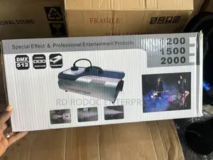 Fog Machine 1500watt | DMX Compatible | Wired & Wireless Remote | RGB LED Lights | 2000–20000 CFM Output | Stage & Event Grade