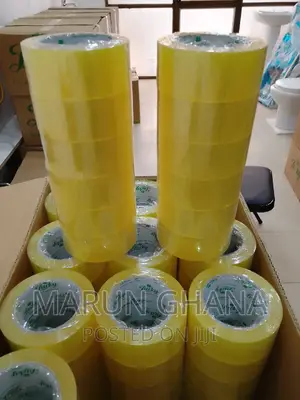 Bopp Packaging Cello Tape Yellow - 45mm × 100 MTR - PCS 72