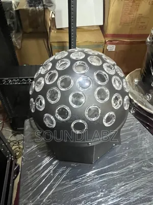 Led Magic Ball Light | Mirrored Tiles | Rotating Motor Included | RGBW Spotlight Compatible | 30–60cm | Events Grade