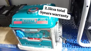 2.5kva Total Pertol Generator Pull Start Generator | Brand New | 100% Copper Engine | Silent Operation | Key Start | 1-Year Warranty