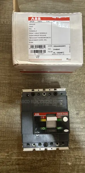 McCb Breaker Abb 160a 4 Pole | ABB / Schneider / Chint | MCB / MCCB / RCCB | 1–4 Pole | 25–800A | IEC Certified | Electrical Grade