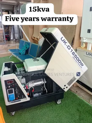UK-D 15KVA/16KW High-Output Silent Diesel Genset – 5-Year Warranty