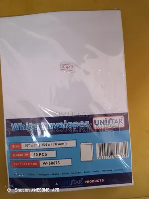 A5 White Envelope – Office Envelopes – Brown, White, DL, A4, A5, A3 Sizes