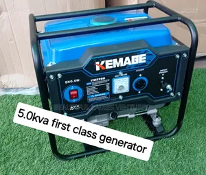 100% Copper Engine Generator 5.0kva Petrol 5.0kva | Brand New | 100% Copper Engine | Silent Operation | Key Start | 1-Year Warranty