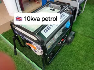 Super Efficiency 10kva 13000wax Petrol UK Model Generator | Brand New | 100% Copper Engine | Silent Operation | Key Start | 1-Year Warranty